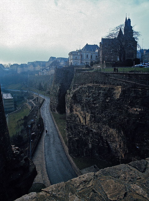 Luxembourg City, January 1972 — photo by John Beach